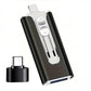 💥16GB ~ 256GB Micro USB + 8 Pin + USB 3.0 4 az 1-ben Mobiltelefon számítógép U-Disk