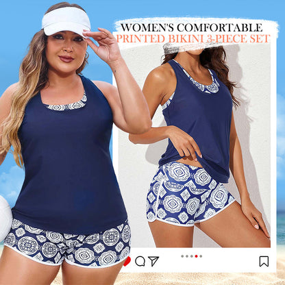 🩱 Tankini szett Támogató kényelem Drót nélküli párnázott design – Búcsú a kényelmetlenségtől