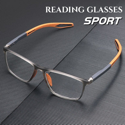1+1 ingyen👓 Lásson tisztán bármilyen távolságra – Titánium progresszív olvasószemüveg (könnyű, kék fény elleni védelem) – Utánvétes ✨