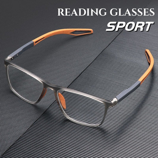 1+1 ingyen👓 Lásson tisztán bármilyen távolságra – Titánium progresszív olvasószemüveg (könnyű, kék fény elleni védelem) – Utánvétes ✨