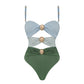 🔥Summer Vacation  Hot Sale 50% OFF 💖2026 New Women's Cut Out Ruched Cami One-Piece Swimsuit🩱✨