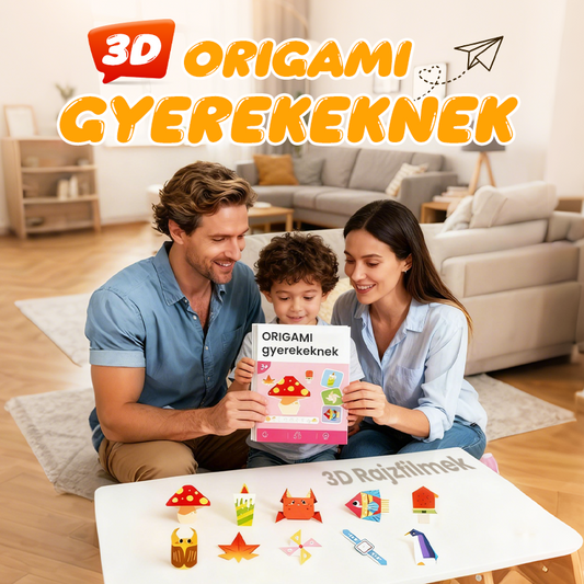 📚 Gyerek origami könyv — 30 origami minta!