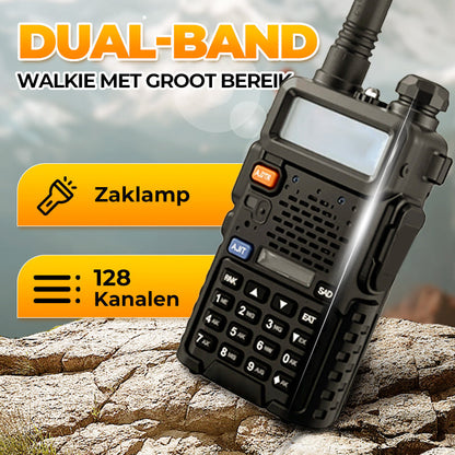 Nagy hatótávolságú UV5R sokoldalú, nagy teljesítményű kézi rádió Walkie-talkie