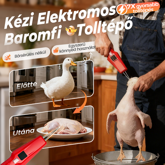 🦆🔥2026 AKCIÓ 🔥🐓Elektromos baromfi tolltépő gép – Egyszerű tolltépés, idő- és energiamegtakarítás!