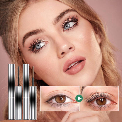 ✨【1+2 INGYENES】Fémrudas szempillaspirál – Vízálló, extra térfogat & göndör, tartós forma | Könnyű használat, minden szempillához 👁️💧💫