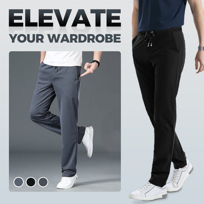 👖 Férfi Smart Nadrág – Egyenes Szár & Ránctalan | Irodai & Üzleti 💼✨🔥