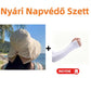 🌞👒 Védje arcát és nyakát a naptól – Női széles karimájú, összehajtható napkalap masnival – Utánvétes