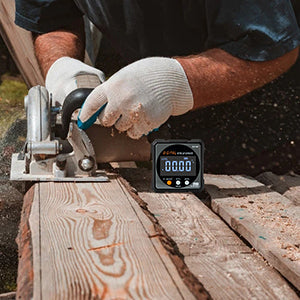 📏 Mini LCD digitális dőlésmérő szögmérő 👷