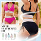 👙 Bikini szett Magas derekú hasformáló – Hasat laposít és formálja a feneket, divatos színblokk design, S-4XL méretválaszték, strandoláshoz és nyaraláshoz tökéletes