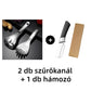 🔪 Rozsdamentes multifunkciós kanál – Tartós, ergonomikus és könnyen tisztítható