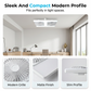 💨 Frissítse fel terét kétzónás hűtéssel – Nagyszögű hűtő LED ventilátor – Utánvétes 🌀💡