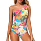 🔥 S-2XL 🍀 Női Egyvállas Egyrészes Fürdőruha 🏖️👙