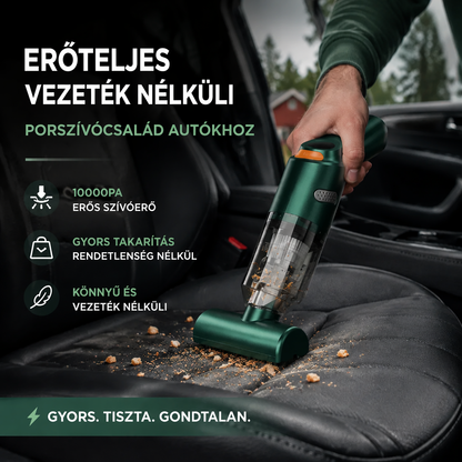 🌀 Autós porszívó Erős szívás mélytisztítás