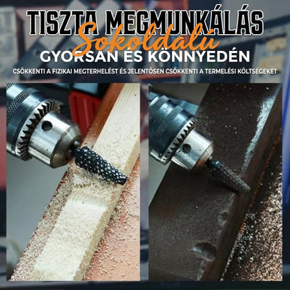 🔧 Simítsa és sorjátlanítsa a lágy fémeket – 5 darabos forgó acél reszelőkészlet – Utánvétes 🛠️