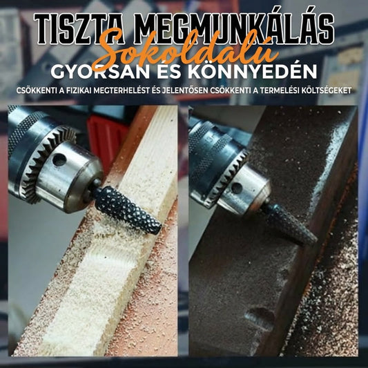 🔧 Simítsa és sorjátlanítsa a lágy fémeket – 5 darabos forgó acél reszelőkészlet – Utánvétes 🛠️