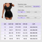 💖Twist Front Tummy Control Mesh Mesh egyrészes fürdőruha