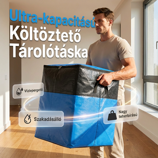 ✨1+1 ingyen🧳 Csomagoljon és védjen könnyedén – Extra nagy vízálló utazótároló táska megerősített fülekkel – Utánvétes 💪