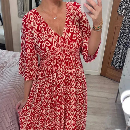 【S-5XL】👗Női V-nyakú alkalmi derékszoknya szoknya