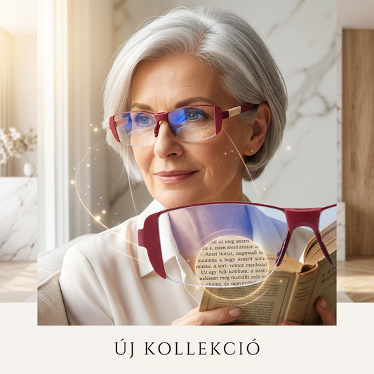 Kék fény és fáradtság elleni szemüveg a közeli és távoli használathoz