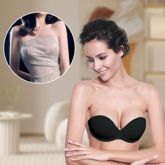 Női varrás nélküli öntapadós láthatatlan Push-Up melltartó betétek