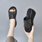 👣【35-43】2025 Női Fényes Wedge Pántos Szandálok