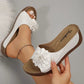 👡 Női Virágos Szandál – Slip-on, Kényelmes | EU 36-44, Nyári Stílus 🌸✨☀️
