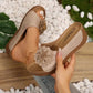 👡 Női Virágos Szandál – Slip-on, Kényelmes | EU 36-44, Nyári Stílus 🌸✨☀️