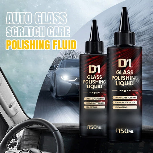 ✨🚘 Polírozó és ápoló folyadék az autóablakok karcolásainak eltüntetésére 🧼💦