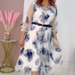 【S-4XL】🌺Francia sifon virágos ruha