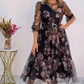 【S-4XL】🌺Francia sifon virágos ruha