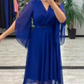 💃 Női elegáns V-nyakú ruhák 🍃👗