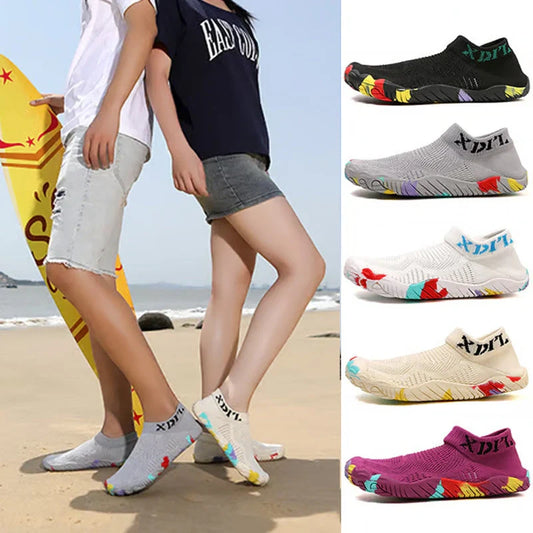 🌊 Uniszex gázlócipő – Légáteresztő, gyorsan száradó, könnyű | Ideális strandra, patakra, esőbe 👣✨🏖️