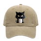 Cuki fekete macska vintage baseball sapka– Raktáron & Utánvétes 🐱⚾️