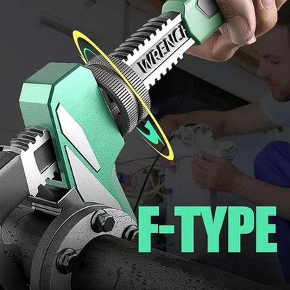 Sokoldalú, nagy teherbírású, állítható F-típusú csavarkulcs