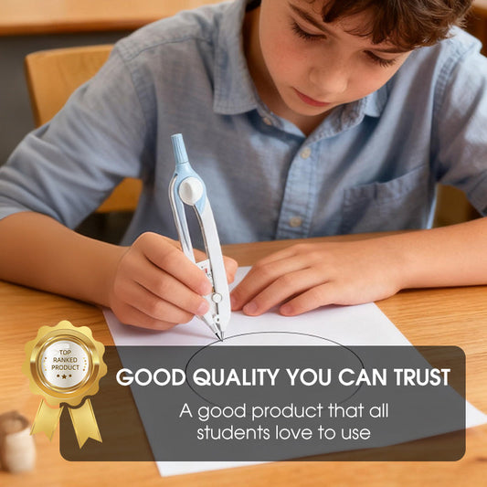 👩‍🏫 Nagy pontosságú iránytű beépített skálával 📚📐