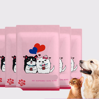 Vízmentes állatápoló kesztyű macskák és kutyák számára