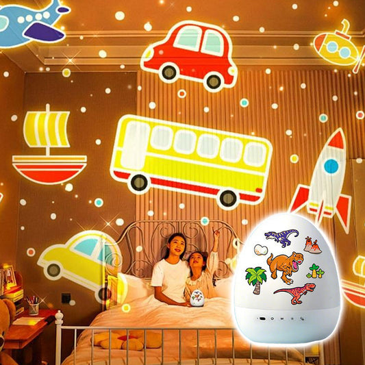 Dinosaur Egg éjszakai fényvetítő zenével gyerekeknek