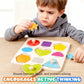 🧩 Fa peg puzzle Tartós fa anyag – Búcsú a könnyen törő karton puzzlektől