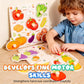 🧩 Fa peg puzzle Tartós fa anyag – Búcsú a könnyen törő karton puzzlektől