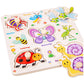 🧩 Fa peg puzzle Tartós fa anyag – Búcsú a könnyen törő karton puzzlektől