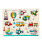 🧩 Fa peg puzzle Tartós fa anyag – Búcsú a könnyen törő karton puzzlektől