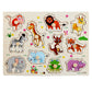 🧩 Fa peg puzzle Tartós fa anyag – Búcsú a könnyen törő karton puzzlektől