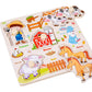 🧩 Fa peg puzzle Tartós fa anyag – Búcsú a könnyen törő karton puzzlektől