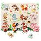 🧩 Fa peg puzzle Tartós fa anyag – Búcsú a könnyen törő karton puzzlektől