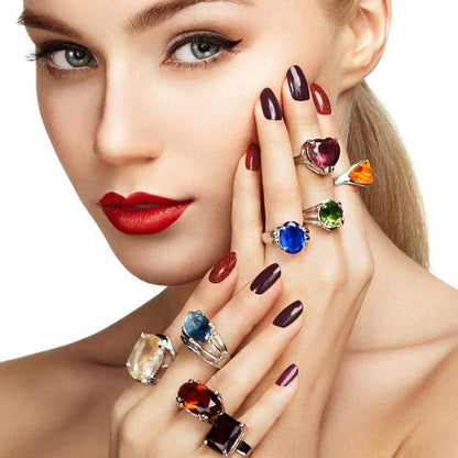 Vízálló, öntapadó csillogó körömmatricák