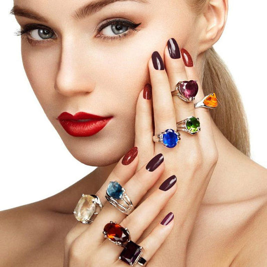 Vízálló, öntapadó csillogó körömmatricák