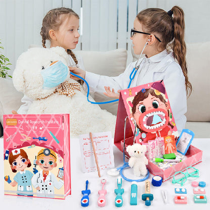 Fa fogorvosi játék szett kisgyerekeknek