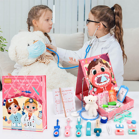 Fa fogorvosi játék szett kisgyerekeknek