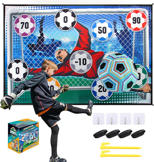 ⚽ Gyerekek falra szerelhető focis játékkészlet! ✨ Realisztikus élményt nyújt az otthoni játékhoz!