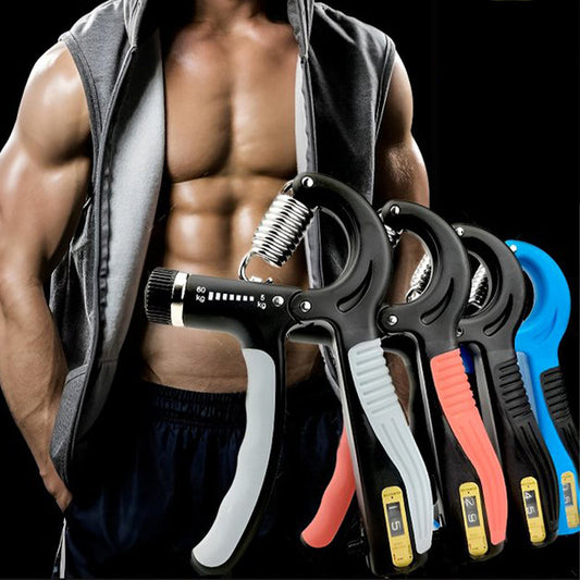 🏋️ Edzők által ajánlott csuklóerősítő gép – számlálóval & 5 fokozatú ellenállás-beállítással | Kéz- és karizom-erősítéshez